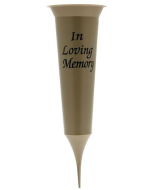 Gold Pack of 5 ILM Vase Plastic