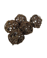 Wicker Ball Natural Rustic 4cm x 20