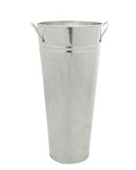 X-Large 38 x 17cm Galvanised Vase