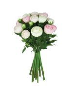 Ranunculus Bouquet 34cm Pink/Cream