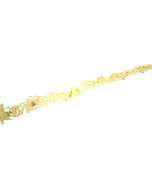 200 x 6cm Felt Christmas Garland Cream