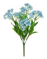 Artificial Forget Me Not Bush 27cm Blue