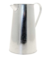 Galvanised Jug H27cm