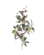 Smilax Spray w/Red Berries-69cm