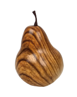 Wood Effect Pear Hanger 11cm