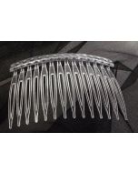 Chelsea Hair Comb - Clear (7cm Wide 12 pieces per pk)