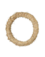 30cm Straw Wreath