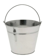 Galvanised Bucket H - 15.15cm