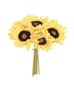 30cm Sunflower Posy x 7 Heads