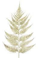 Sparkle Leather Fern Leaf 55cm Gold