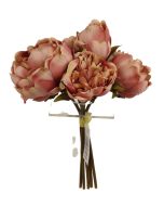 28cm Bisque Peony Posy