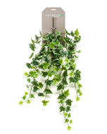 Artificial Ivy Hanging Bush 70cm Green/White