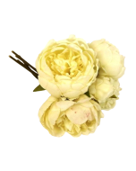 28cm Cream Peony Posy