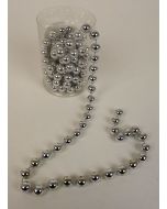 14mm Pearl Bead Chain - Silver x 3mtrs