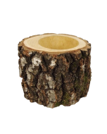 Pot Birch H16cm/ dia 15-17cm Natural