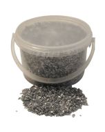 3.5kg Bucket 2-4mm Glass Sand Silver