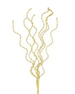 Jewelled Curly Stem Bundle 90cm Gold