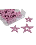 Pet 24 Glitterstars Open  Rose Blush  35/45/55/65 Mm