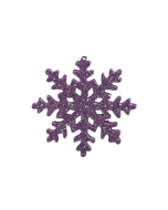 Pet 6 Glitter Icicles/Hanging  Purple Haze  12 Cm