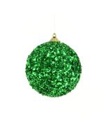 Shimmer Glitterball 8cm Dark Green
