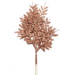 40cm Berberis Spray Glittered Copper