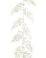 Sparkle Maidenhair Garland 180cm Silver