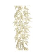 Leather Fern Garland 150cm Champagne