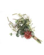 Mixed Foliage Bouquet with Eucalyptus and Succulents - Green