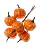 Pumpkins On A Wire - Orange 4cm x 24