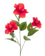 Hibiscus Spray 81cm Flame