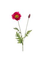 Poppy Spray Red 72cm