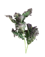 74cm Dusty Miller Spray Green/Purple