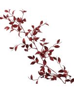 180cm Honeysuckle Garland Red