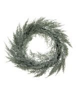 Glittered Pine Wreath - Green (50cm diameter)