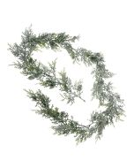 Glittered Pine Garland - Green (182cm long)
