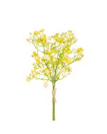 Gypsophilia Bouquet 29cm Yellow