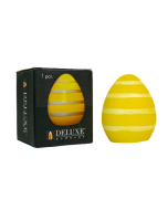 LED Easter Egg Yellow W/Stripes