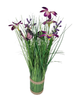 Butterfly Grass 35cm Purple