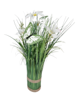 Butterfly Grass 35cm Cream