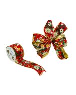 63mm x 3yds Christmas Ribbon Design 3