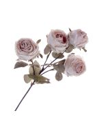 Vintage Antique Rose Faux Dried Flowers Cream