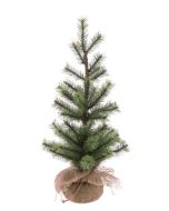 Pine Table Tree in Burlap 45cm