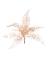 Metallic Fine Fern Bush 47cm Gold