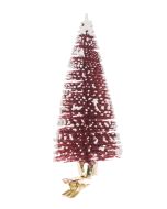 Christmas Tree Clip 13cm Red