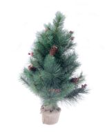 New York Evergreen Artificial Christmas Tree - Natural 60cm
