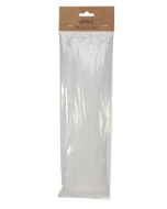 30cm White Cable Ties Pack Of 100