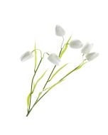 Artificial Fritillaria - White/Green (6 heads, 65cm long)