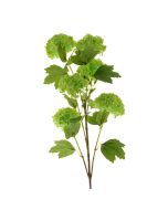 Snowball Viburnum Bush - Green (6 heads, 96cm long)