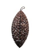 50cm Basketry Hanging Drop Dark Brown