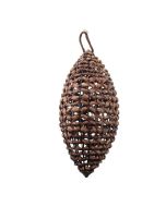 43cm Basketry Hanging Drop Dark Brown